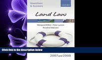 complete  Q and A: Land Law 2007-2008 (Blackstone s Law Questions and Answers)
