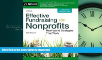EBOOK ONLINE Effective Fundraising for Nonprofits: Real-World Strategies That Work FREE BOOK ONLINE