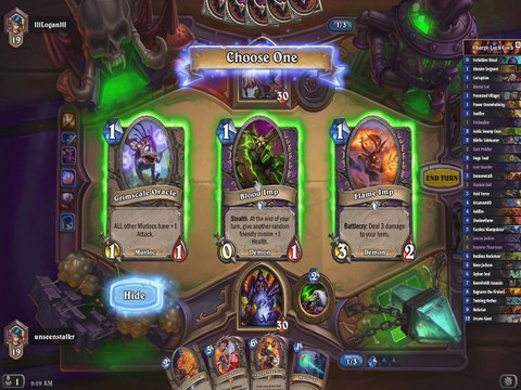 {Hearthstone} Warlock vs Priest - Leeroy + Faceless Beastmode Lethal (DocuTäge)