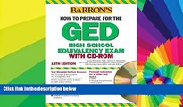 Big Deals  How to Prepare for the GED with CD-ROM (Barron s GED (W/CD))  Free Full Read Most Wanted