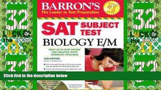 Big Deals  SAT Subject Test Biology E/M with CD-ROM, 2nd Edition (Barron s SAT Subject Test