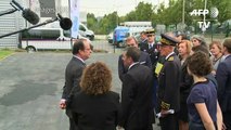 Hollande inaugure la nouvelle imprimerie de Dammartin-en-Goële