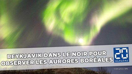 La capitale de l'Islande éteint toutes les lumières pour profiter des aurores boréales