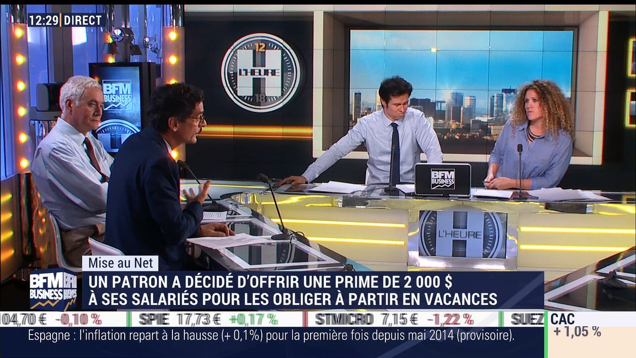 La mise au net: Un patron américain oblige ses salariés à partir en vacances - 29/09