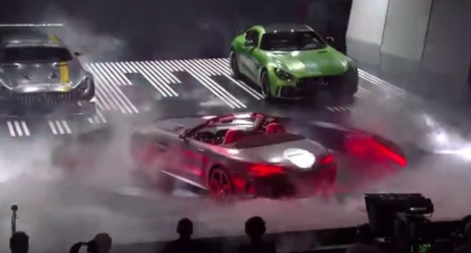 Mercedes-AMG GT C Roadster en el Salón de París