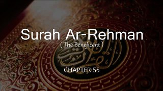 Chapter 55. Surah Rahman - Sheikh Idrees Abkar