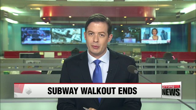 Subway workers agree to end walkout, but railway strike continues