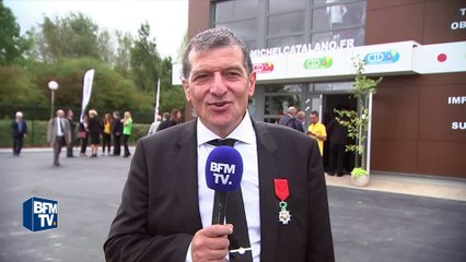 Dammartin: après l'inauguration de son imprimerie, Michel Catalano espère un bon "chiffre d'affaires"