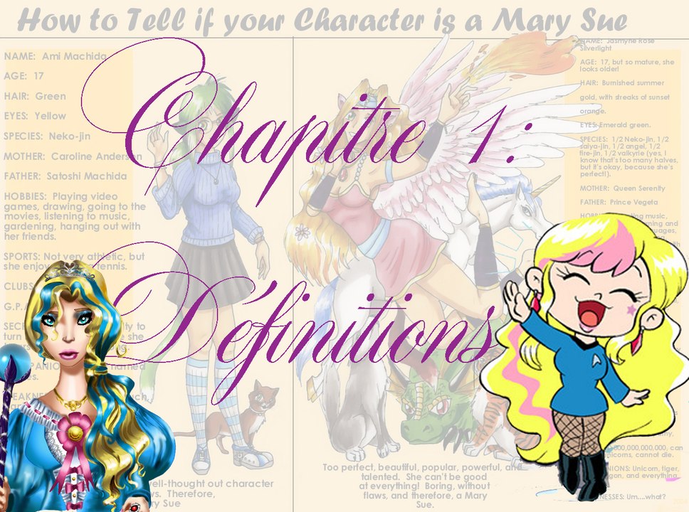 La société des Mary Sue  épisode 01 définitions