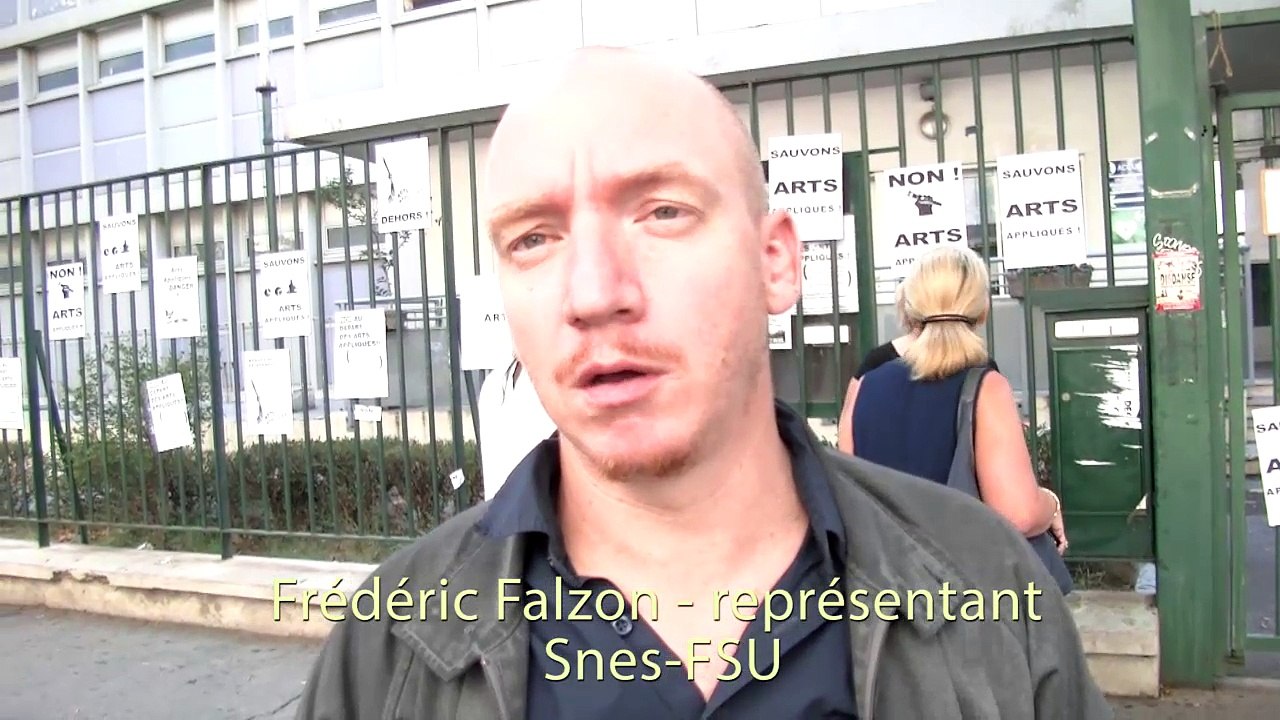 Le lycée Marie Curie se mobilise contre la suppression Arts Appliqués