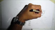 Cartoon Series  Disney Jr s PJ Masks Gekko, Catboy & Owlette Time Lapse Drawing