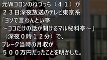 【驚愕】完全に消えたねづっち、最高月収がエグかったwww【隠し撮りカメラ】