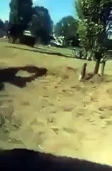 Road rage un motard dingue explose la vitre d'une voiture avec son poing