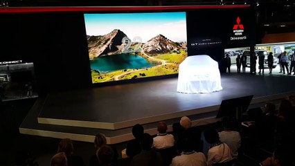 Mondial de l'Automobile à Paris - Conférence de presse de Mitsubishi