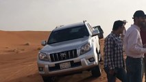 4x4 desert Safari car stunt