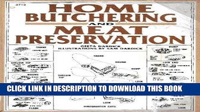 [PDF] Home Butchering and Meat Preservation Full Online