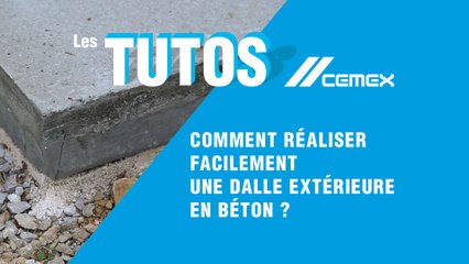 Tuto / DIY : Comment réaliser facilement une dalle extérieure en béton ?
