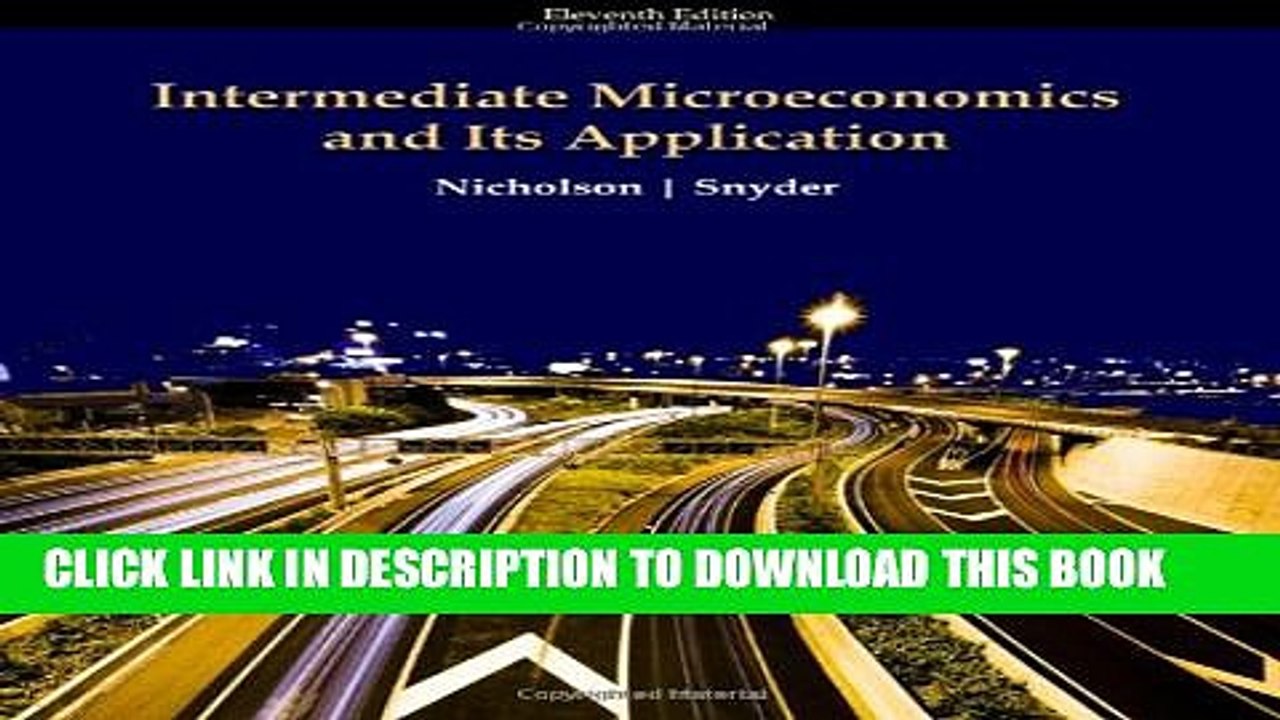 [PDF] Intermediate Microeconomics and Its Application, 11th Edition Popular Colection