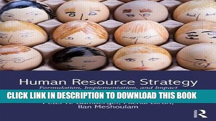 [PDF] Human Resource Strategy: Formulation, Implementation, and Impact Full Online