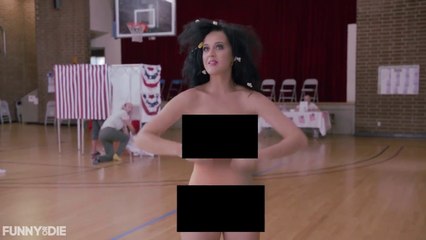 Katy Perry se balade nue pour motiver les américains à voter