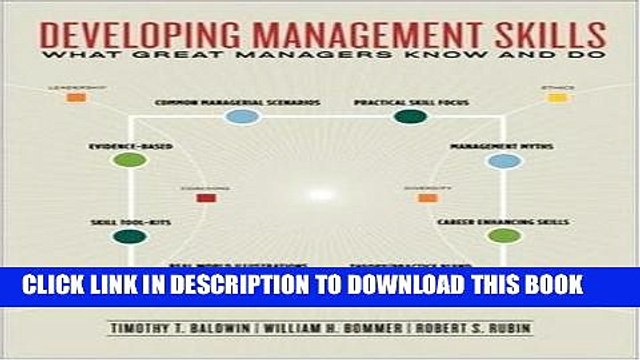 [PDF] Developing Management Skills: What Great Managers Know and Do Full Online