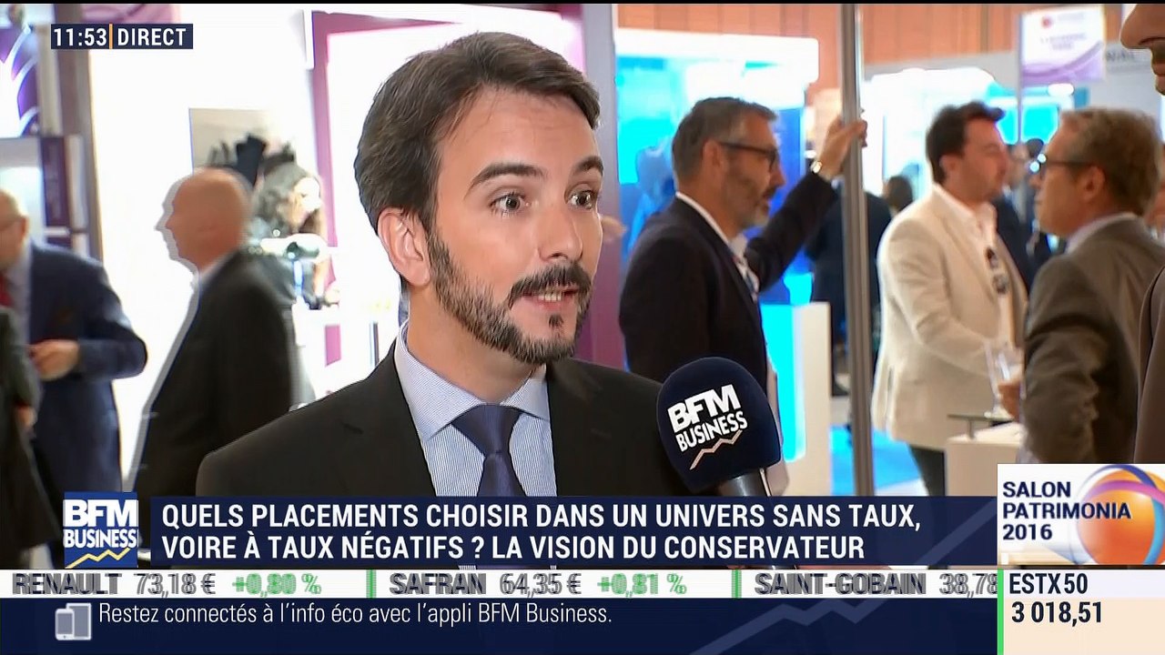 Spéciale Salon Patrimonia: Quels placements choisir dans un univers sans taux voire à taux négatifs ? - 29/09
