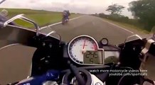 Heavy Sports Bike Race 300 RPM High Speed Honda Racing