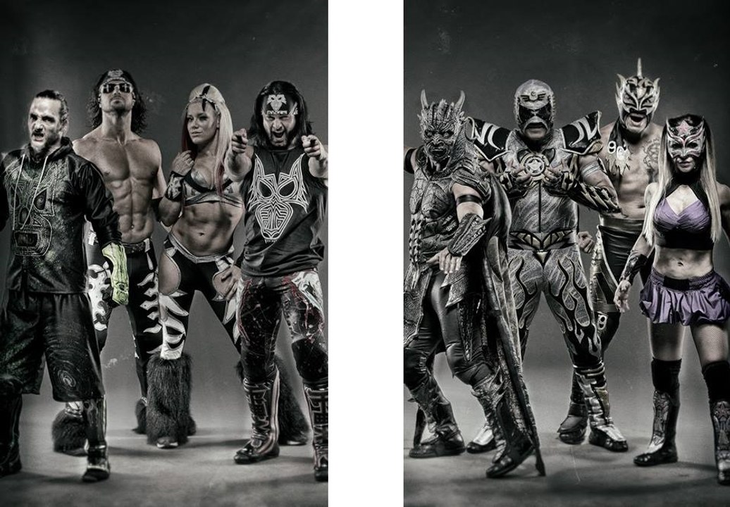 Jack Evans, Johnny Mundo, Taya & PJ Black vs. Drago, Aerostar, Fenix & Sexy Star - Lucha Underground 9-28-16