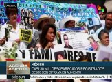 Critican al pdte. de México pues no frena desapariciones; hay 30 mil