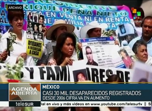 Critican al pdte. de México pues no frena desapariciones; hay 30 mil