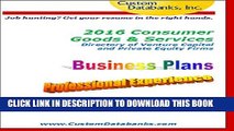 [PDF] 2016 Consumer Goods   Services Directory of Venture Capital and Private Equity Firms: Job