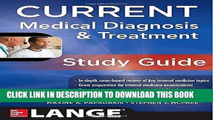 [PDF] CURRENT Medical Diagnosis and Treatment Study Guide (LANGE CURRENT Series) Full Colection