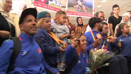 استقبال حافل للوفد التونسي بألعاب ريو البارالمبية