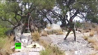 Pak-Russia Troops Practicing Mountain Warfare