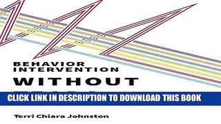 New Book Behavior Intervention Without Tears