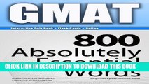 [PDF] GMAT Interactive Quiz Book   Online   Flash Cards/800 Absolutely Essential Words. A powerful