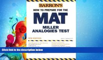 different   Barron s How to Prepare for the MAT: Miller Analogies Test, 9th Edition