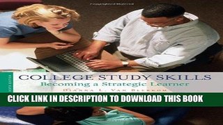 Collection Book College Study Skills: Becoming a Strategic Learner