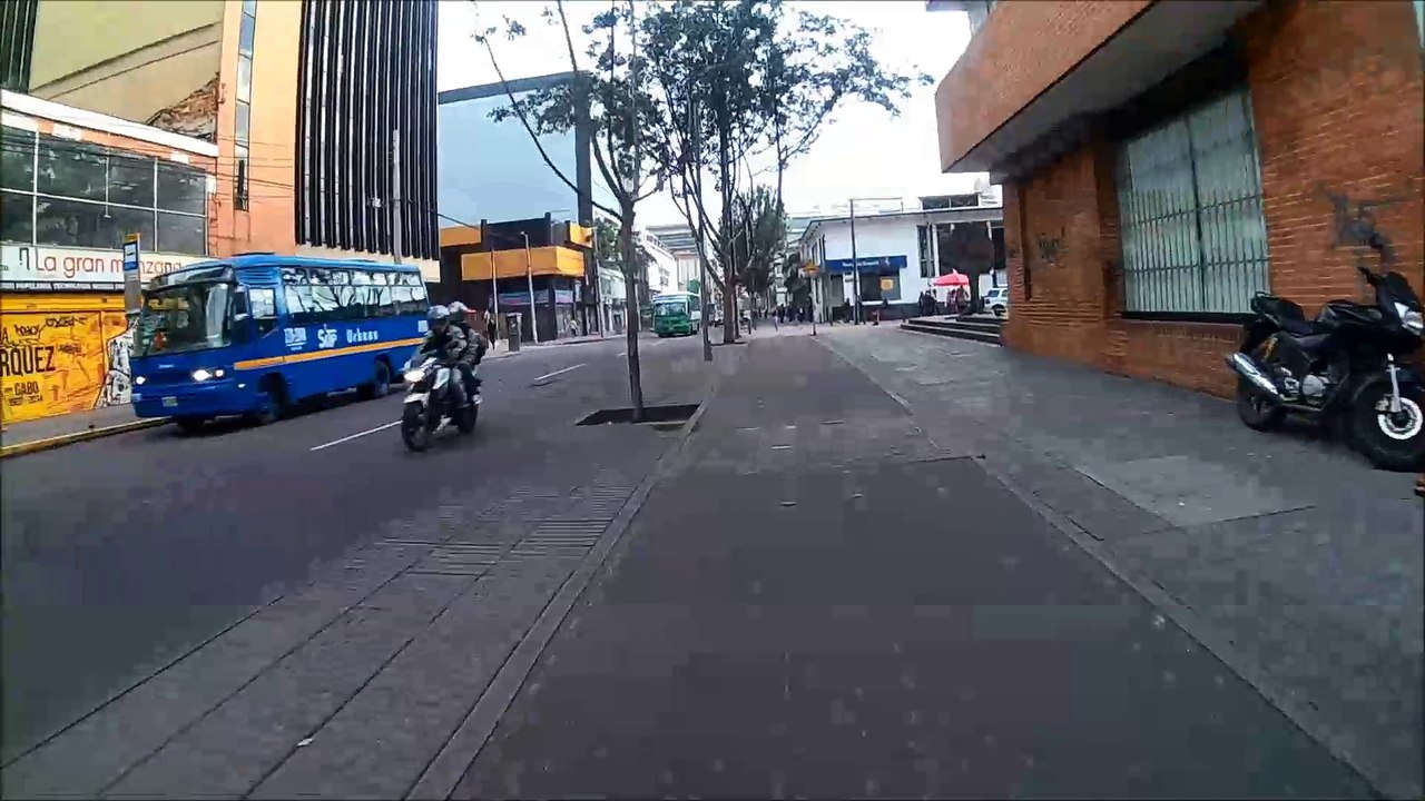 Trajet Boulot aller Piste cyclable 29 sep 2016