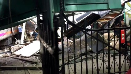 Enormes dégâts après un accident de train dans le New Jersey