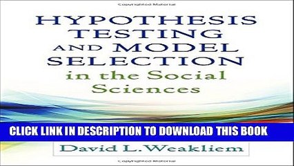 [PDF] Hypothesis Testing and Model Selection in the Social Sciences (Methodology in the Social