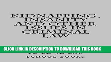 [PDF] Kidnapping, Insanity and other issues in Criminal Law * e book (Normalized Partial Reading