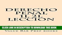 [PDF] Derecho Penal 1L 2L Leccion (Prime Members Can Read Free!): Ivy Black letter law books -  6