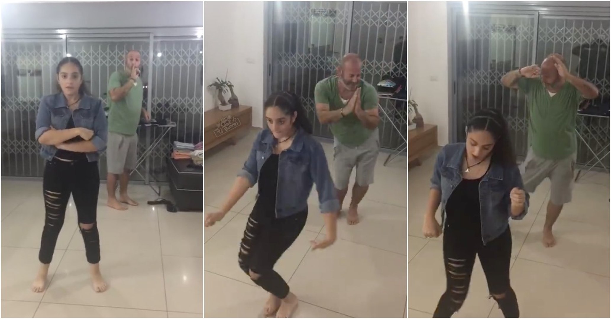 Pai TROLL invade vídeo de dança da filha... mas ela só percebe no final!