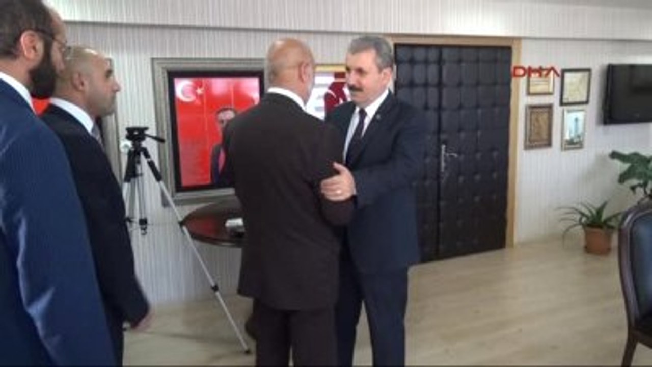 Desk Üyeleri BBP Başkanı Destici?yi Makamında Ziyaret Etti