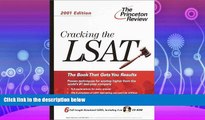 read here  Cracking the LSAT with CD-ROM, 2001 Edition (Cracking the Lsat Premium Edition With