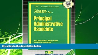 Online eBook Principal Administrative Associate(Passbooks) (Career Examination Passbooks)