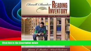 Big Deals  Ekwall/Shanker Reading Inventory (5th Edition)  Free Full Read Best Seller