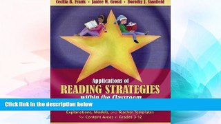 Big Deals  Applications of Reading Strategies within the Classroom  Best Seller Books Best Seller