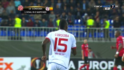 2-2 Jhon Córdoba Goal UEFA  Europa League  Group C - 29.09.2016 Gabala FC 2-2 1._Full-HD